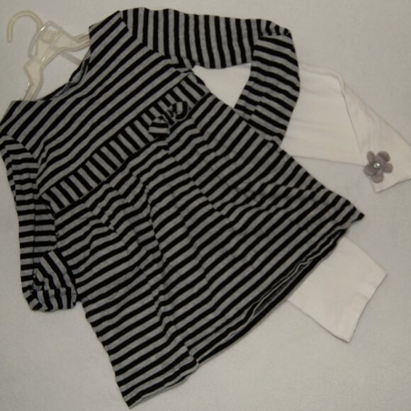 Little Miss Attitude, Girls Size S (4-5) Cotton Top with Leggings - Picture 6 of 7